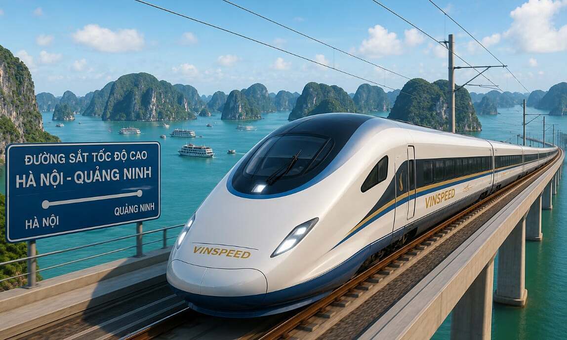 Vinhomes rót vốn vào dự án đường sắt tốc độ cao Hà Nội - Quảng Ninh