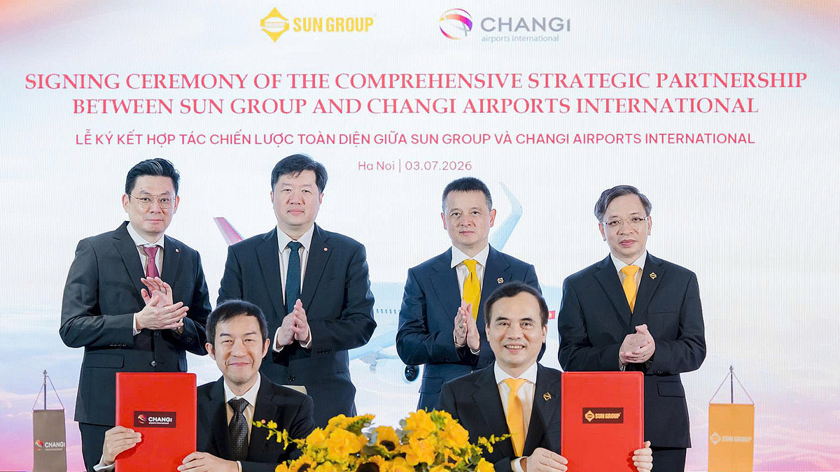 Sun Group và Changi Airports International mở rộng hợp tác hạ tầng hàng không