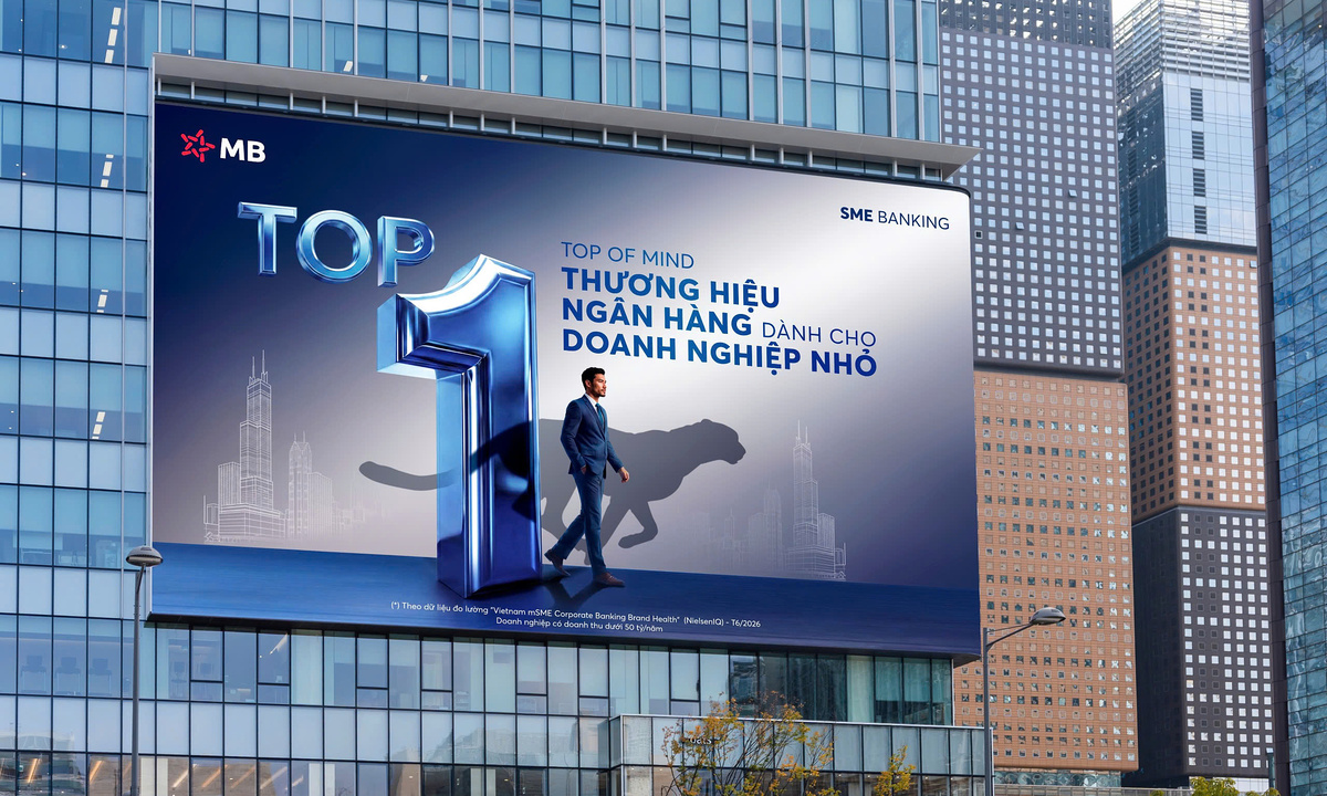 MB dẫn đầu chỉ số nhận biết đầu tiên ở nhóm doanh nghiệp nhỏ