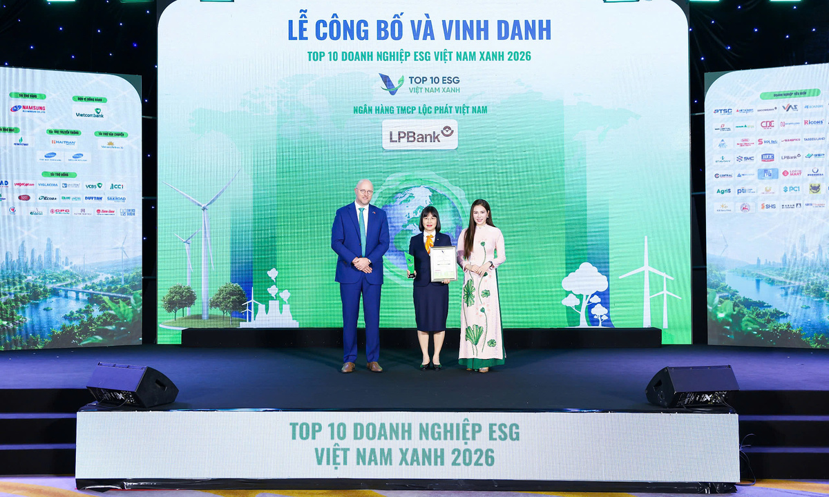 LPBank nhận hai giải thưởng về ESG
