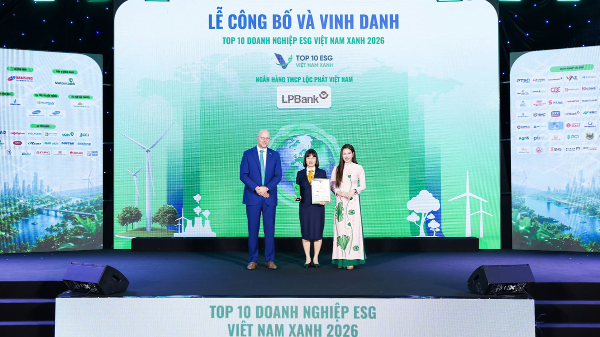 LPBank nhận hai giải thưởng về ESG