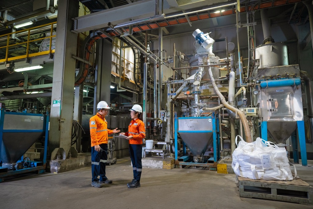 Nhà máy chế biến công nghệ cao MTC của Masan High-Tech Materials. Ảnh: MSR