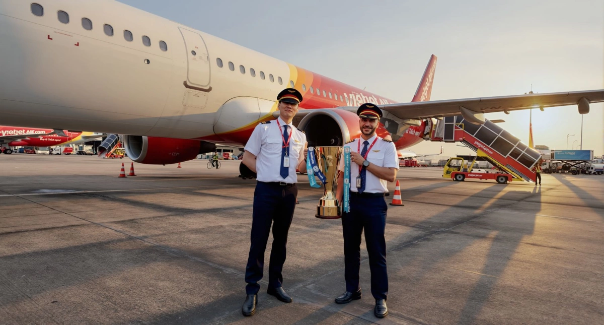Các Hãng Hàng Không Biến Sân Cỏ Thành "Đường Bay" Mới Vietjet và Vikki đồng hành cùng giải đấu ASEAN United FC - Báo VnExpress Kinh doanh