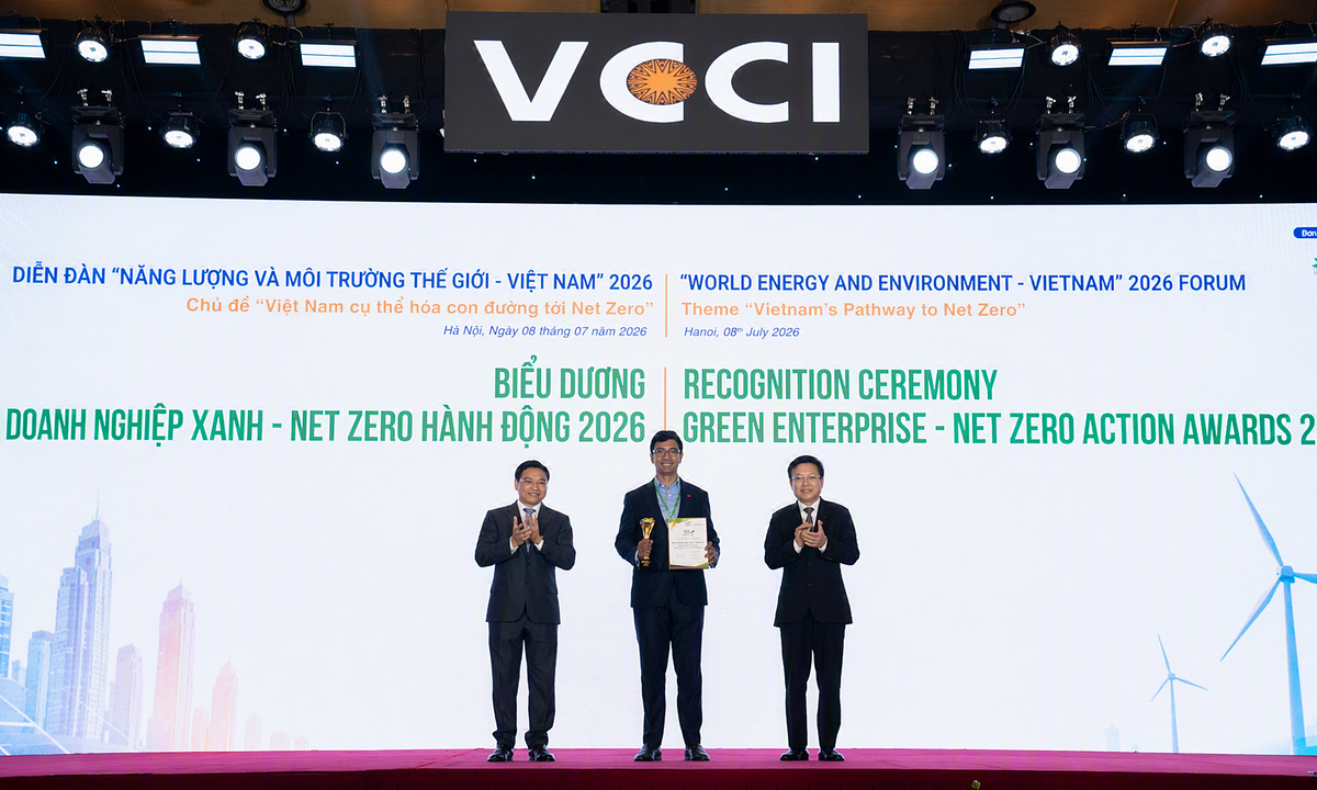 Techcombank được vinh danh trong top 10 Net Zero Việt Nam 2026