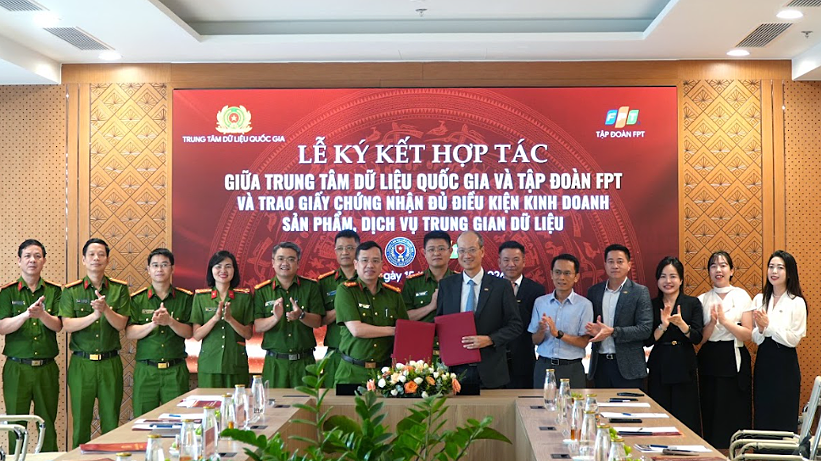 Tập đoàn FPT ký hợp tác Trung tâm Dữ liệu quốc gia