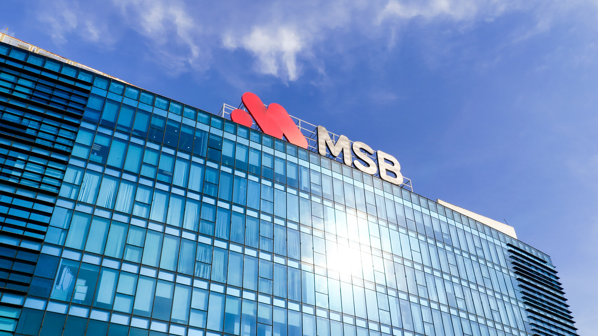 MSB báo lãi gần 3.423 tỷ đồng nửa đầu năm