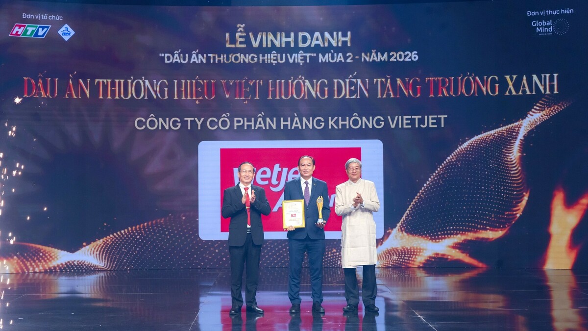 Vietjet được vinh danh với giải thưởng về tăng trưởng xanh
