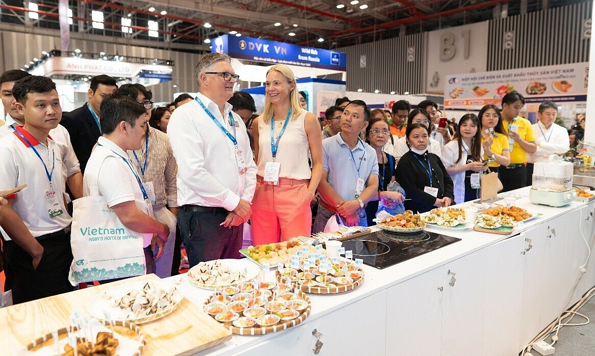 Vietfish 2026 quy tụ 335 doanh nghiệp từ 17 quốc gia