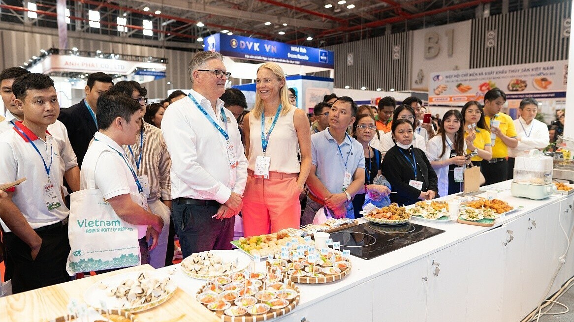 Vietfish 2026 quy tụ 335 doanh nghiệp từ 17 quốc gia