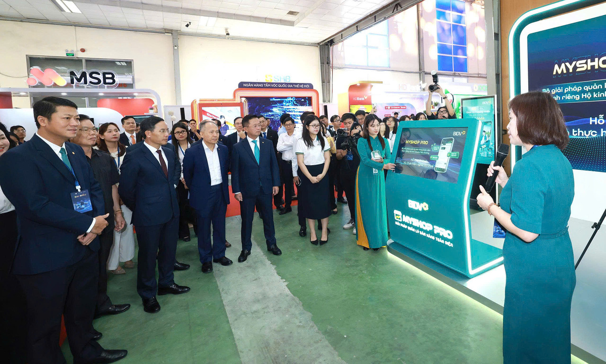 Loạt giải pháp số của BIDV tại Ngày chuyển đổi số ngân hàng