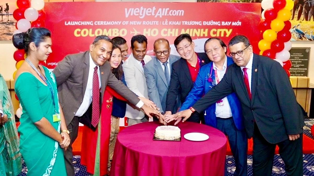 Vietjet khai trương đường bay TP HCM - Colombo