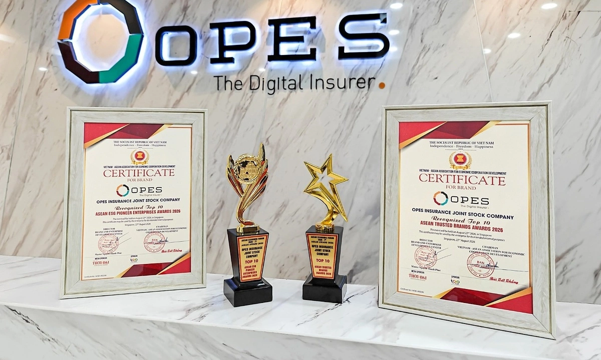 OPES nhận hai giải thưởng tại ASEAN Awards 2026