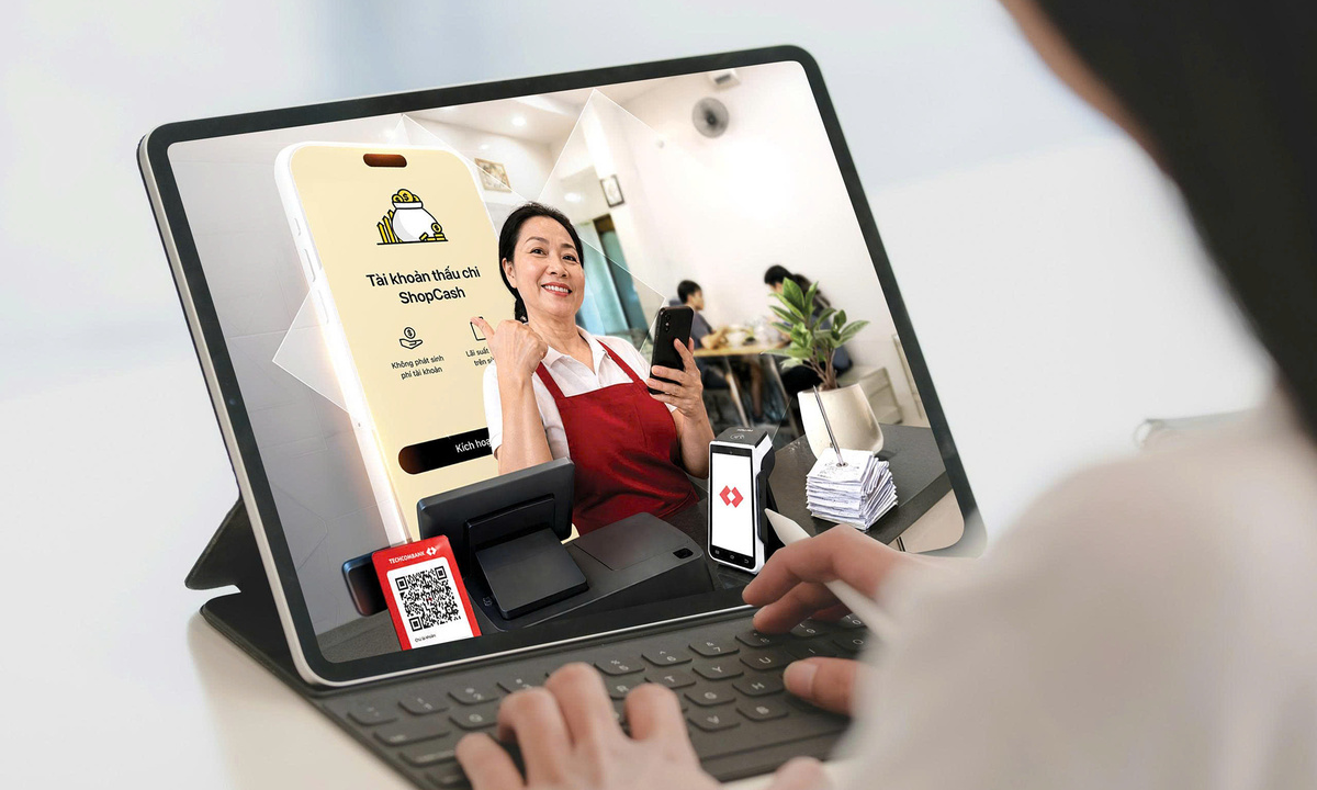Techcombank gia tăng ưu đãi, hỗ trợ hộ kinh doanh