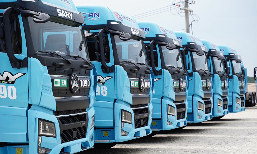 Hưng Thịnh EV Truck bán 250 xe đầu kéo điện Sany