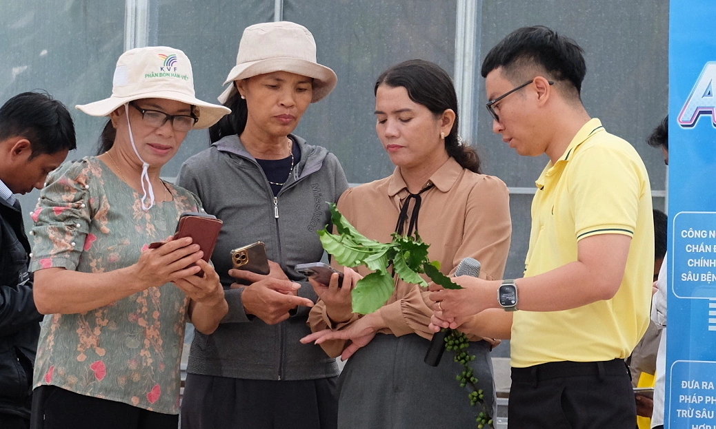 Ứng dụng 2Nông hỗ trợ nông dân số hóa dữ liệu trồng cà phê