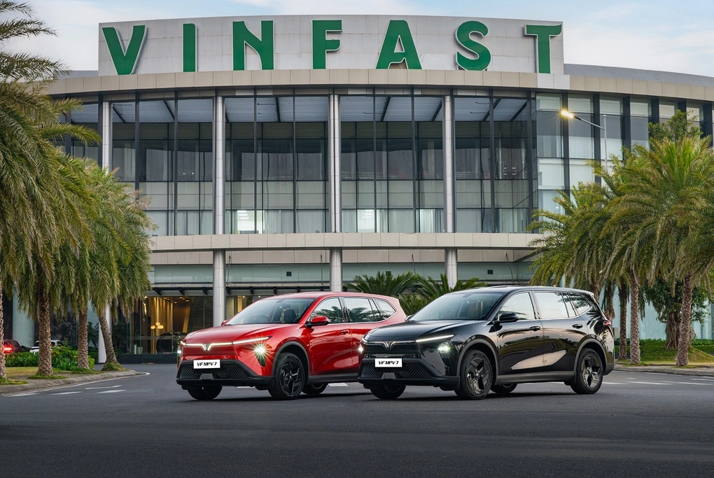 Mẫu xe VinFast MPV 7. Ảnh: Vingroup