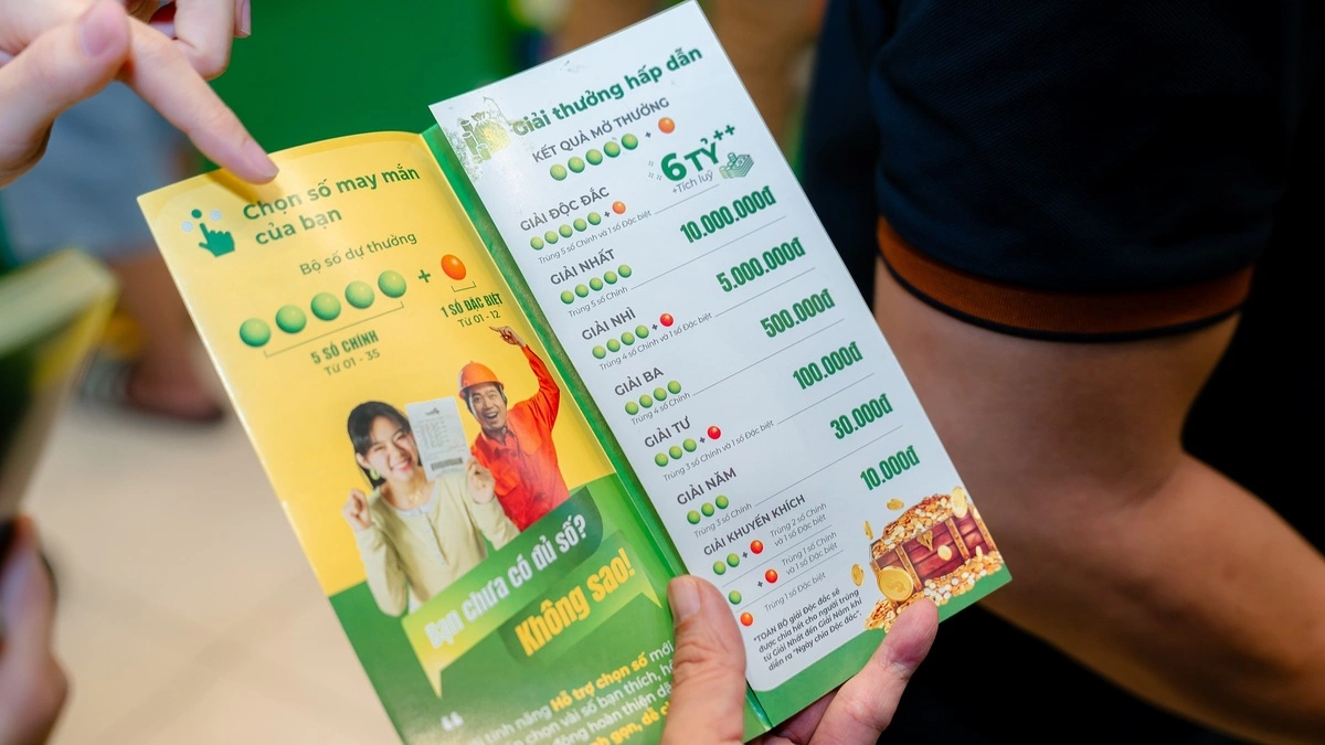 Người mua Lotto 5/35 nhận thưởng cao hơn nhờ cơ chế chia Độc đắc