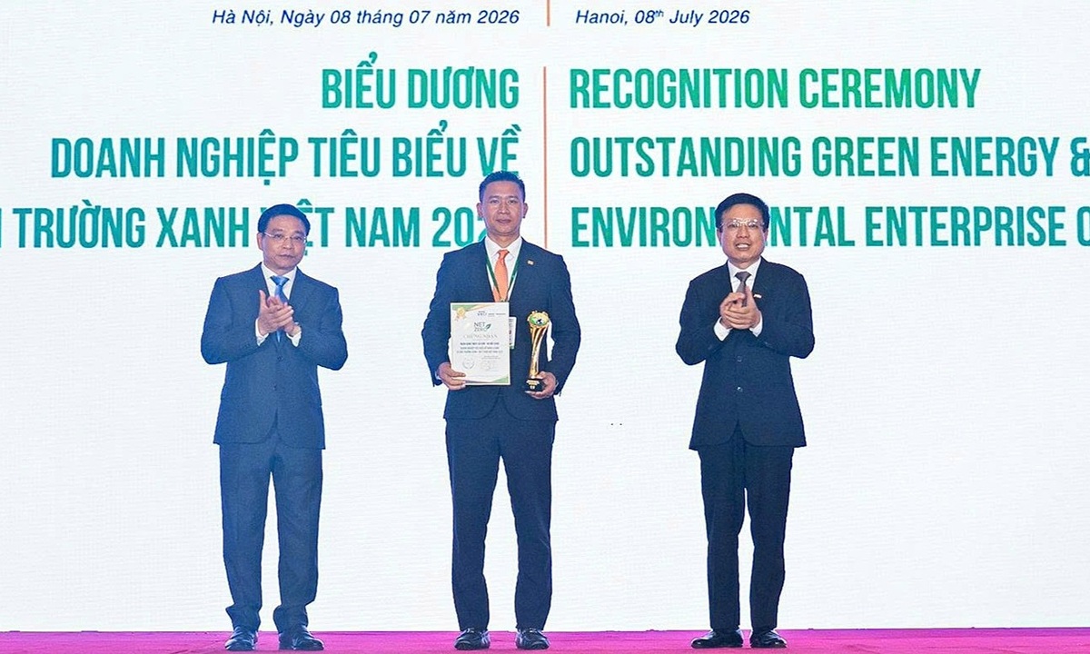 SHB vào top 10 doanh nghiệp tiêu biểu về năng lượng và môi trường xanh