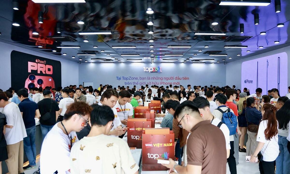 TopZone mở rộng hệ thống, nâng cấp chính sách đặt trước iPhone 18 Pro