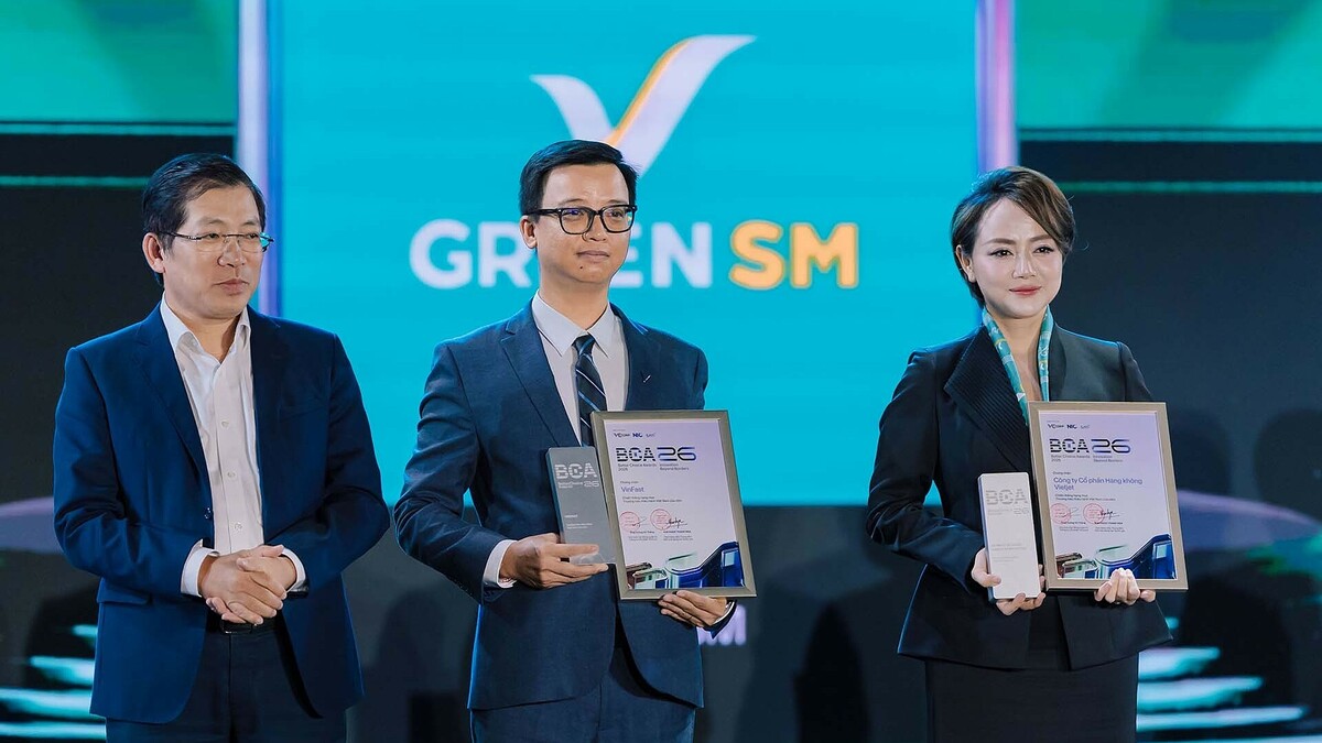 VinFast và Green SM nhận 8 giải thưởng trong nước