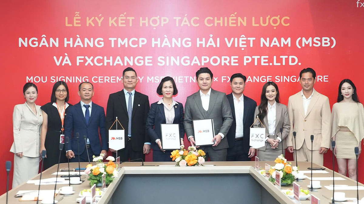 MSB hợp tác FXChange triển khai mô hình đổi ngoại tệ tự động