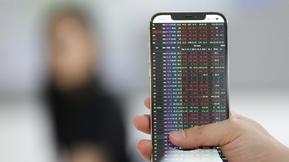 VN-Index xuống thấp nhất hai tháng