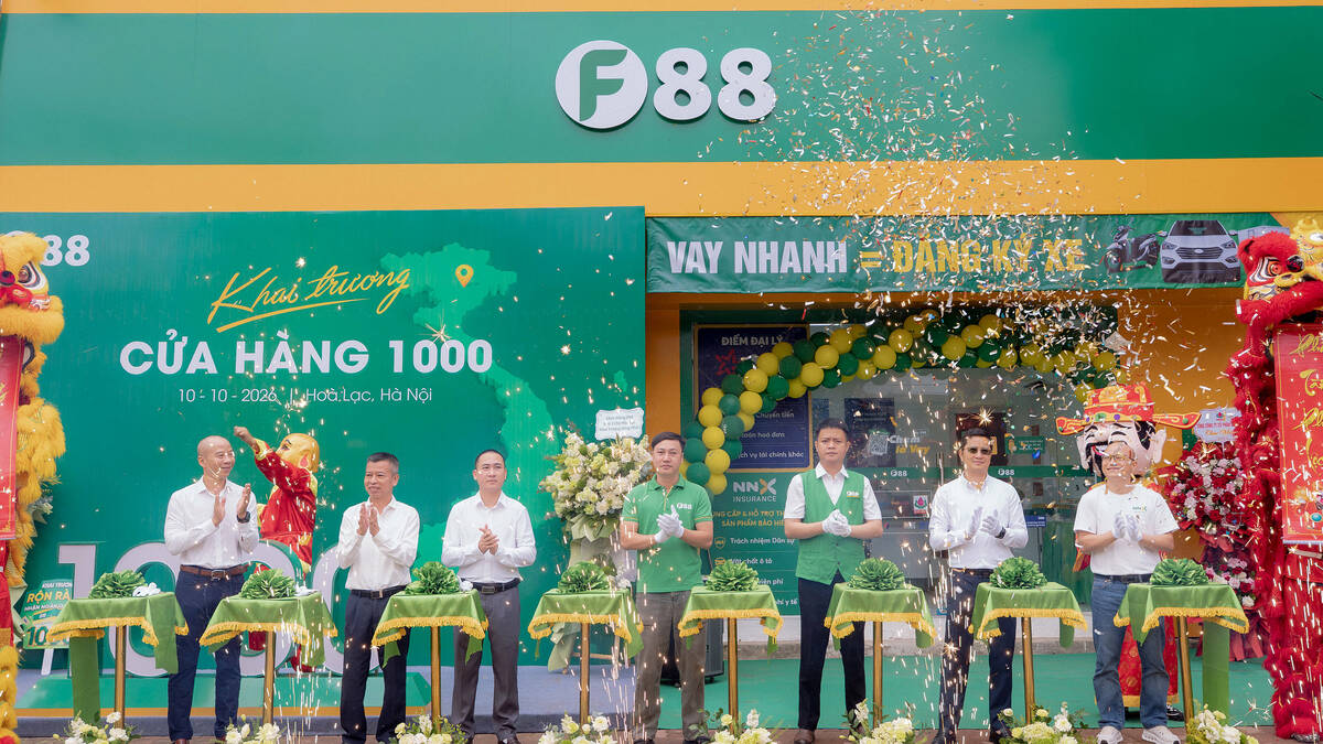 F88 khai trương cửa hàng thứ 1.000