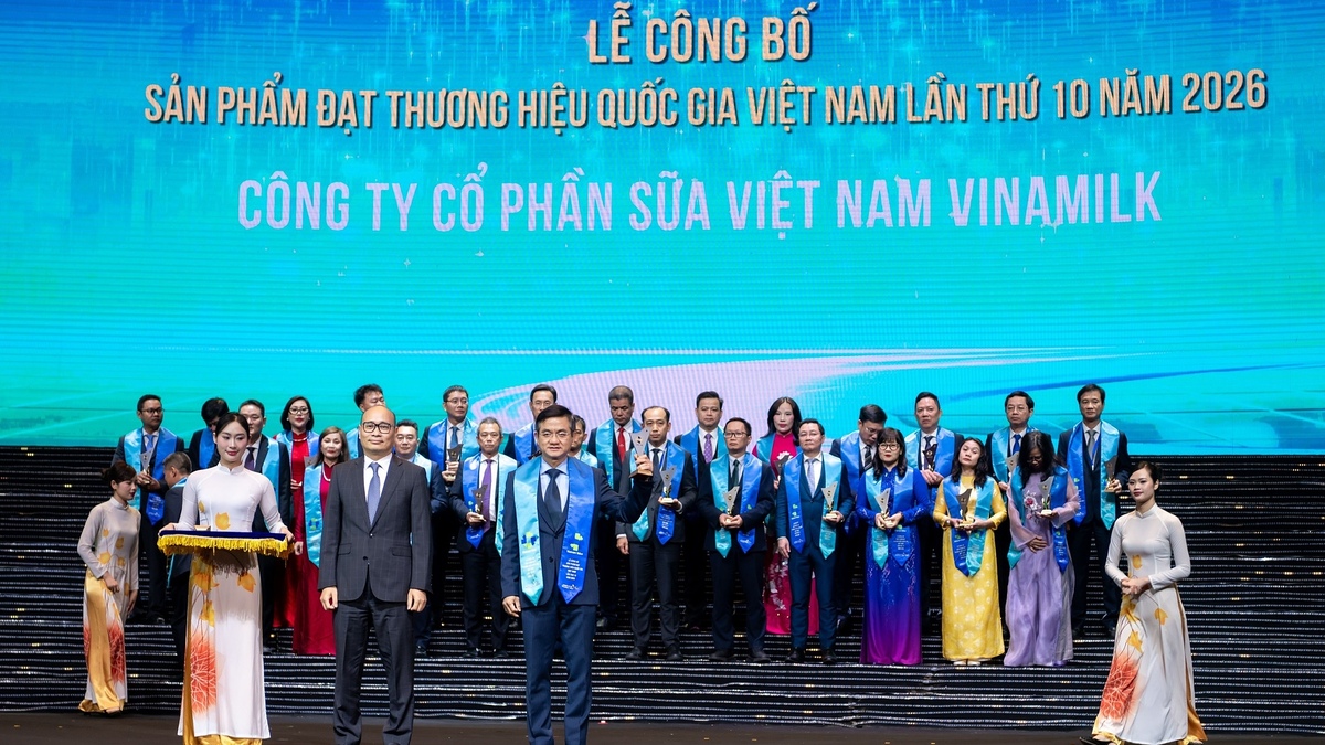 Vinamilk 18 năm liên tục giữ danh hiệu thương hiệu quốc gia