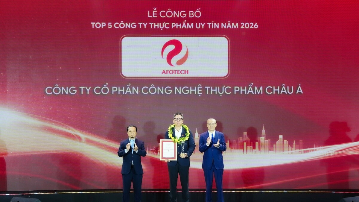 Afotech vào top 3 công ty thực phẩm uy tín năm 2026