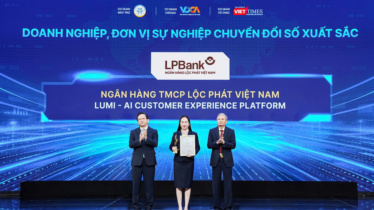 LPBank nhận giải thưởng 'Chuyển đổi số Việt Nam 2026'