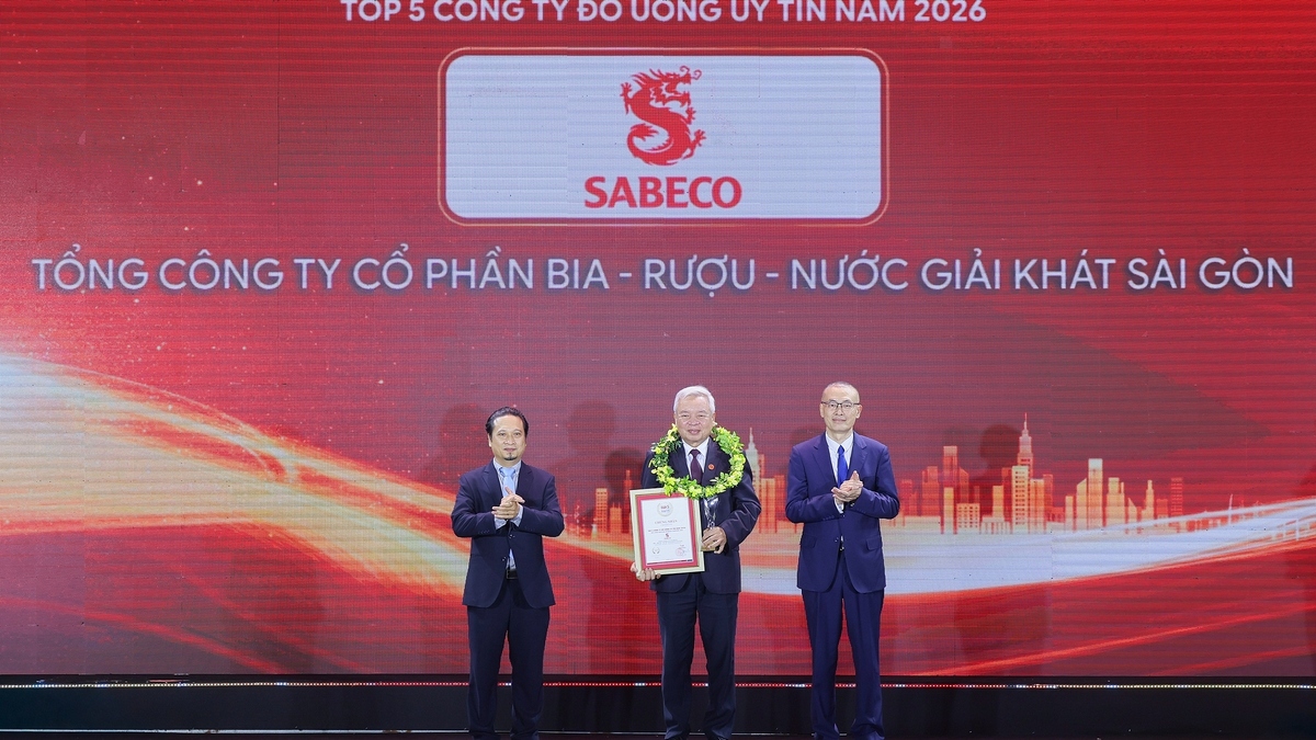 Sabeco đứng đầu danh sách công ty đồ uống có cồn uy tín